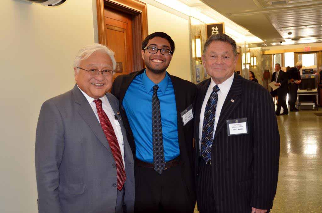 Picture with Rep. Mike Honda and Mel Chaskin